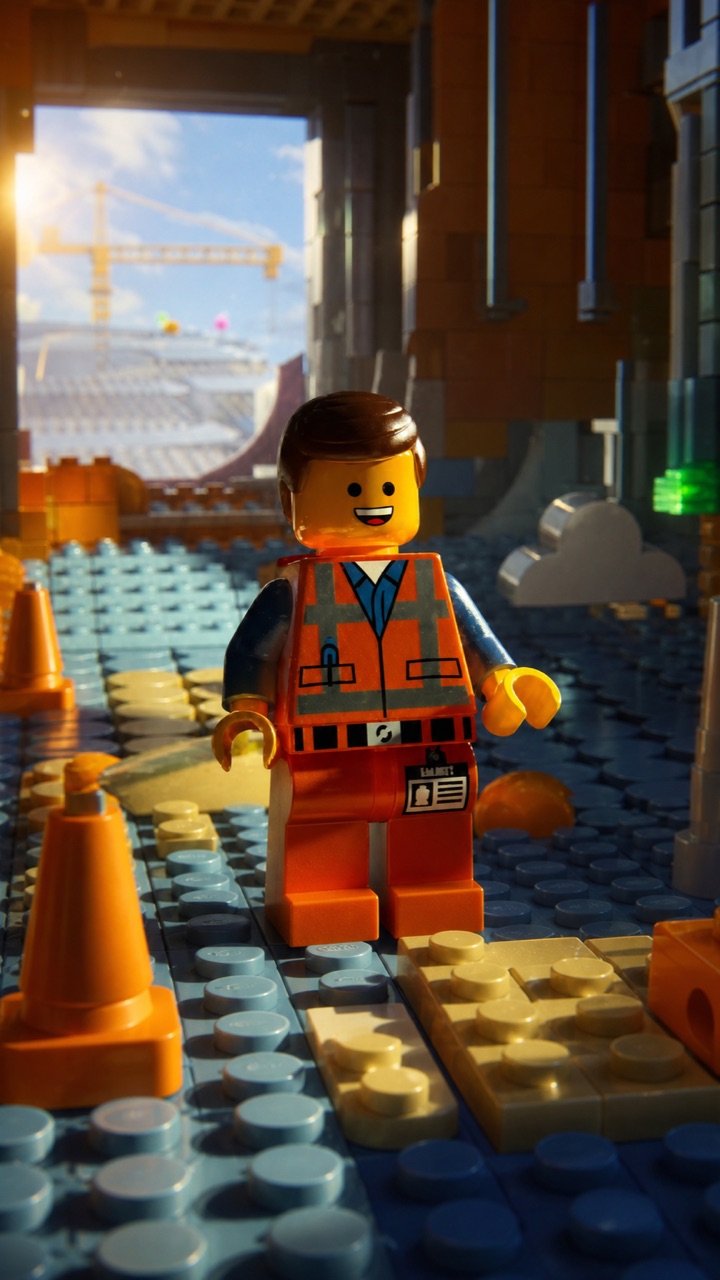 A Lego construction worker representing Caden
